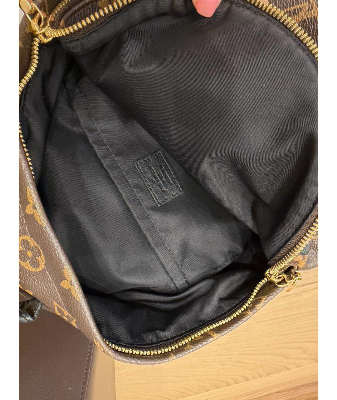 LOUIS VUITTON Коричневый рюкзак из канвы, фото 4