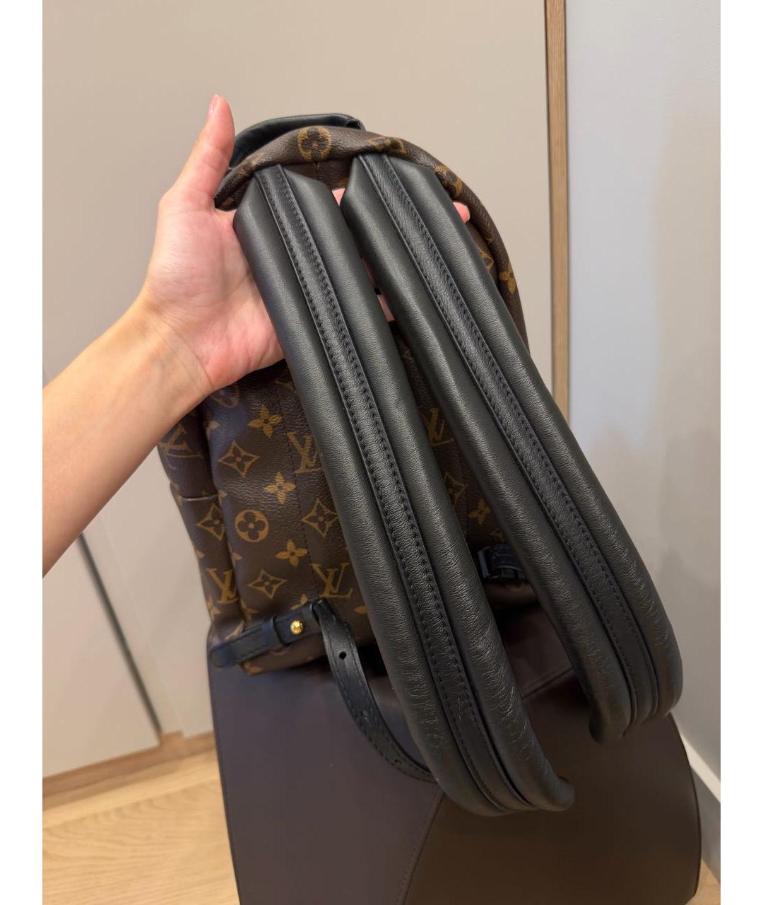 LOUIS VUITTON Коричневый рюкзак из канвы, фото 3