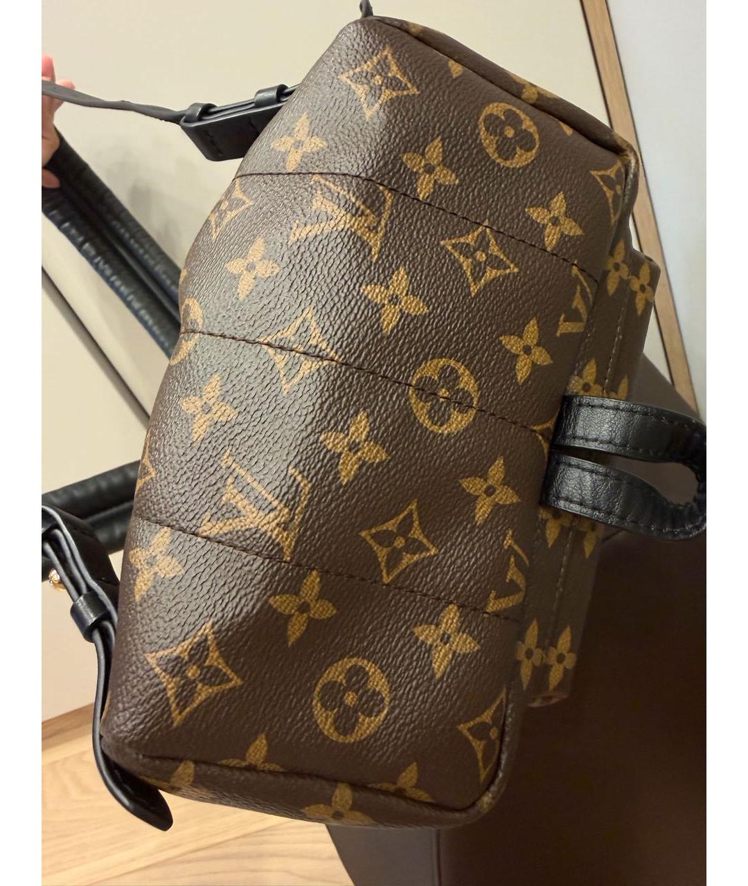 LOUIS VUITTON Коричневый рюкзак из канвы, фото 5