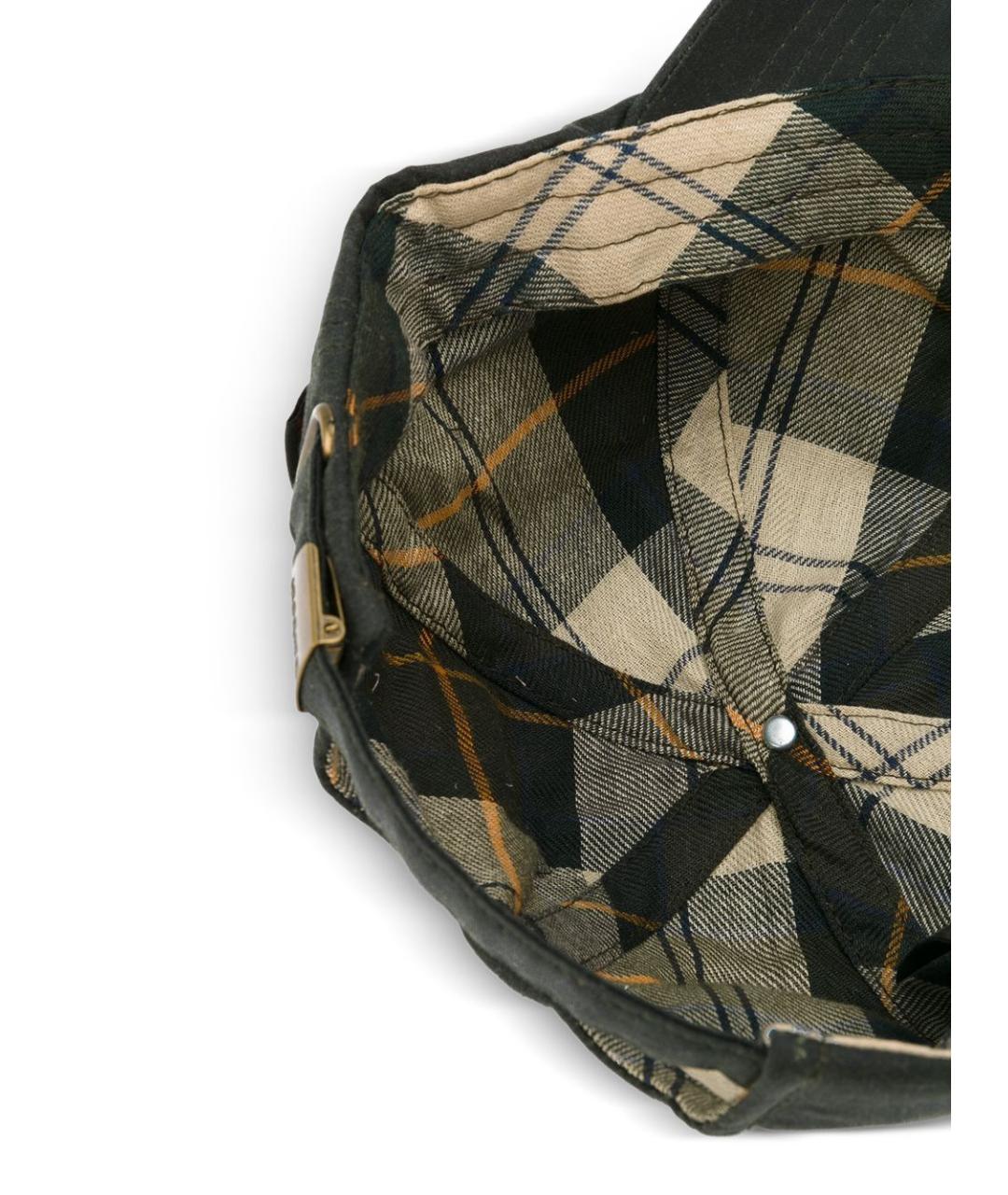 BARBOUR Зеленая хлопковая кепка/бейсболка, фото 3