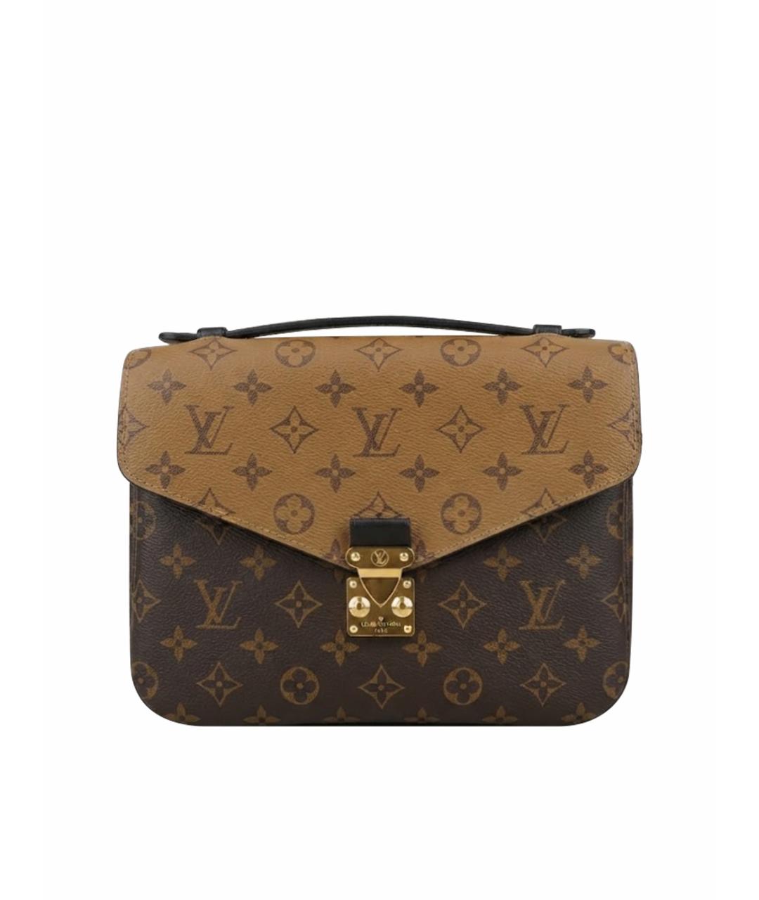 LOUIS VUITTON Коричневая сумка через плечо из канвы, фото 1