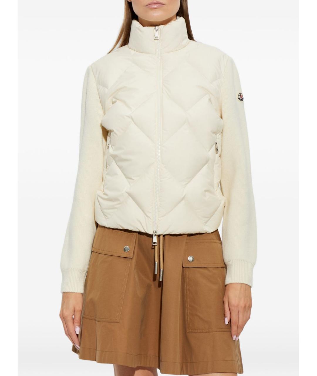 MONCLER Белый кардиган, фото 2