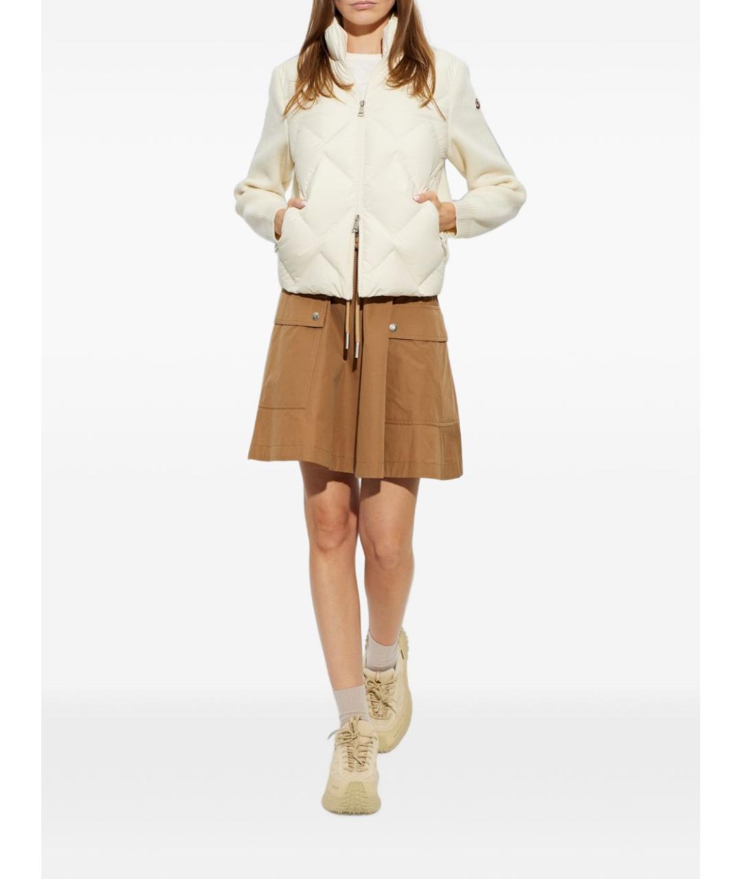 MONCLER Белый кардиган, фото 4