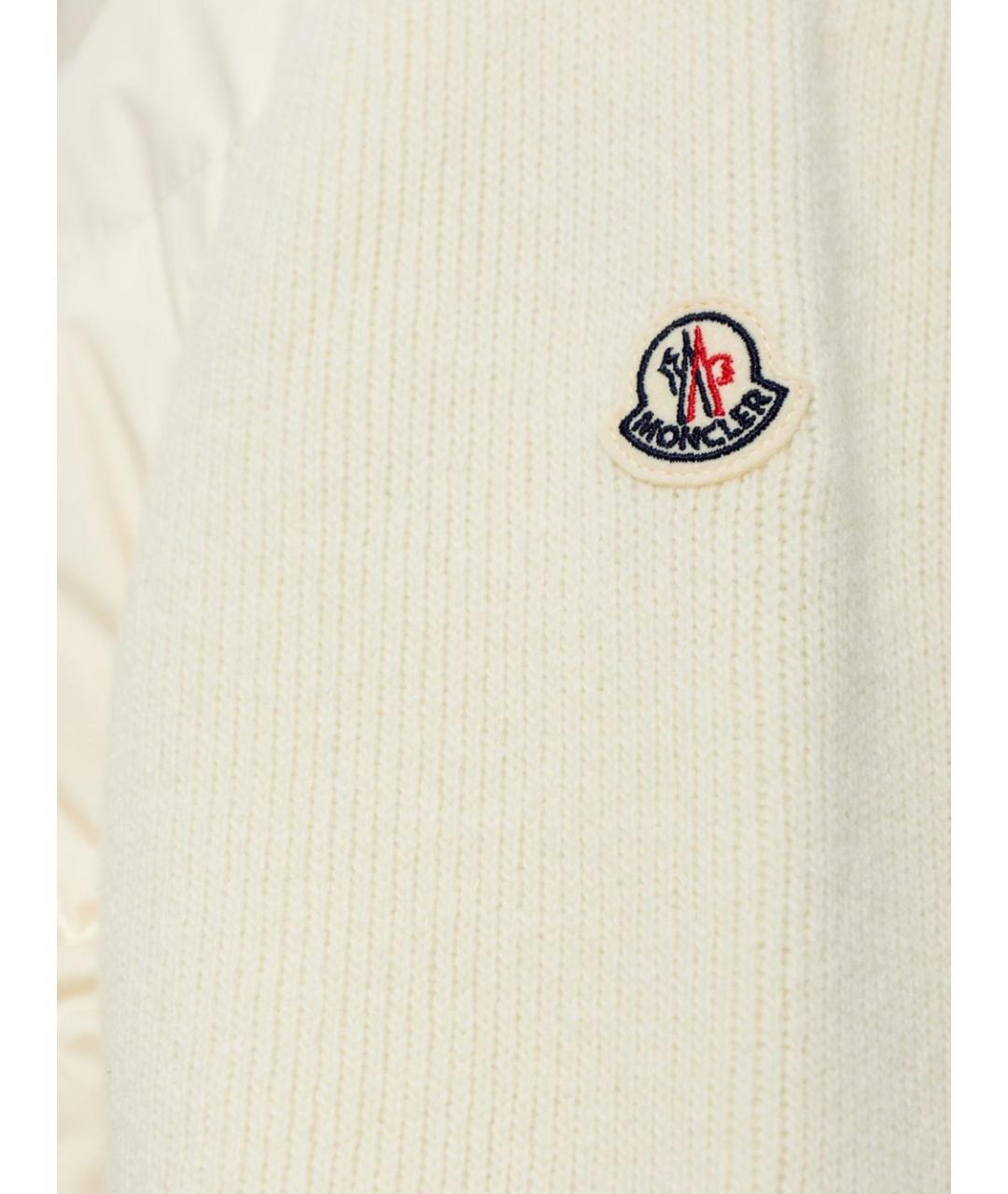 MONCLER Белый кардиган, фото 5