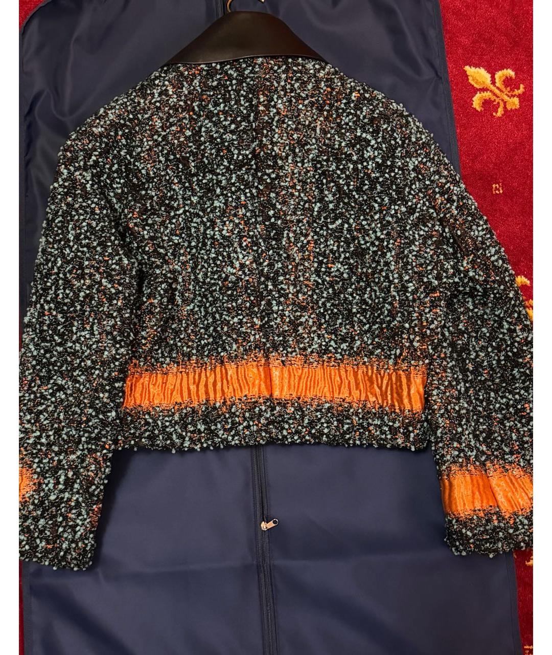 BALENCIAGA Мульти твидовая куртка, фото 3