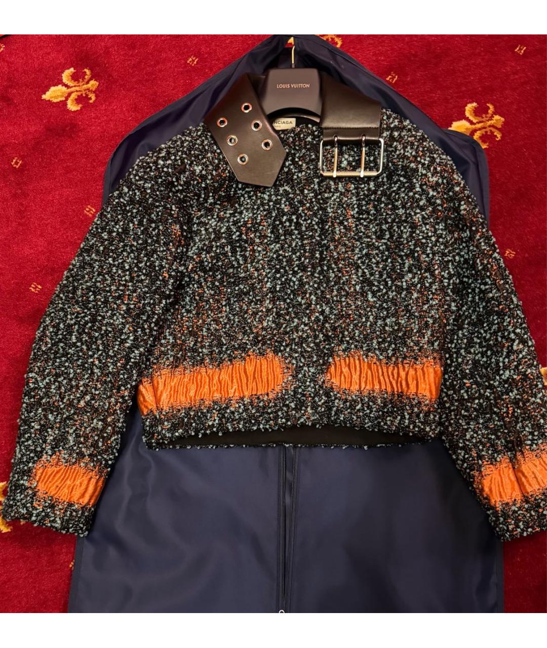 BALENCIAGA Мульти твидовая куртка, фото 4