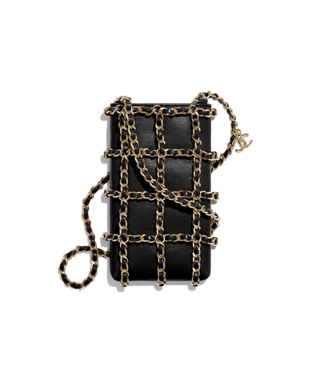 CHANEL Черная кожаная поясная сумка, фото 2
