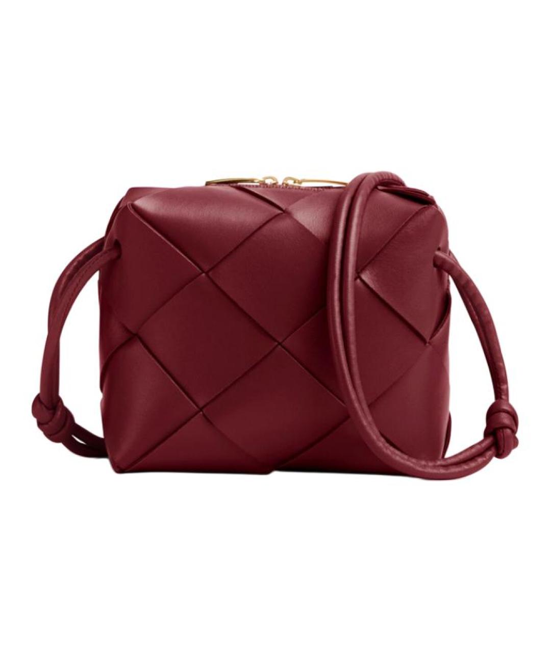 BOTTEGA VENETA Красная кожаная сумка через плечо, фото 1