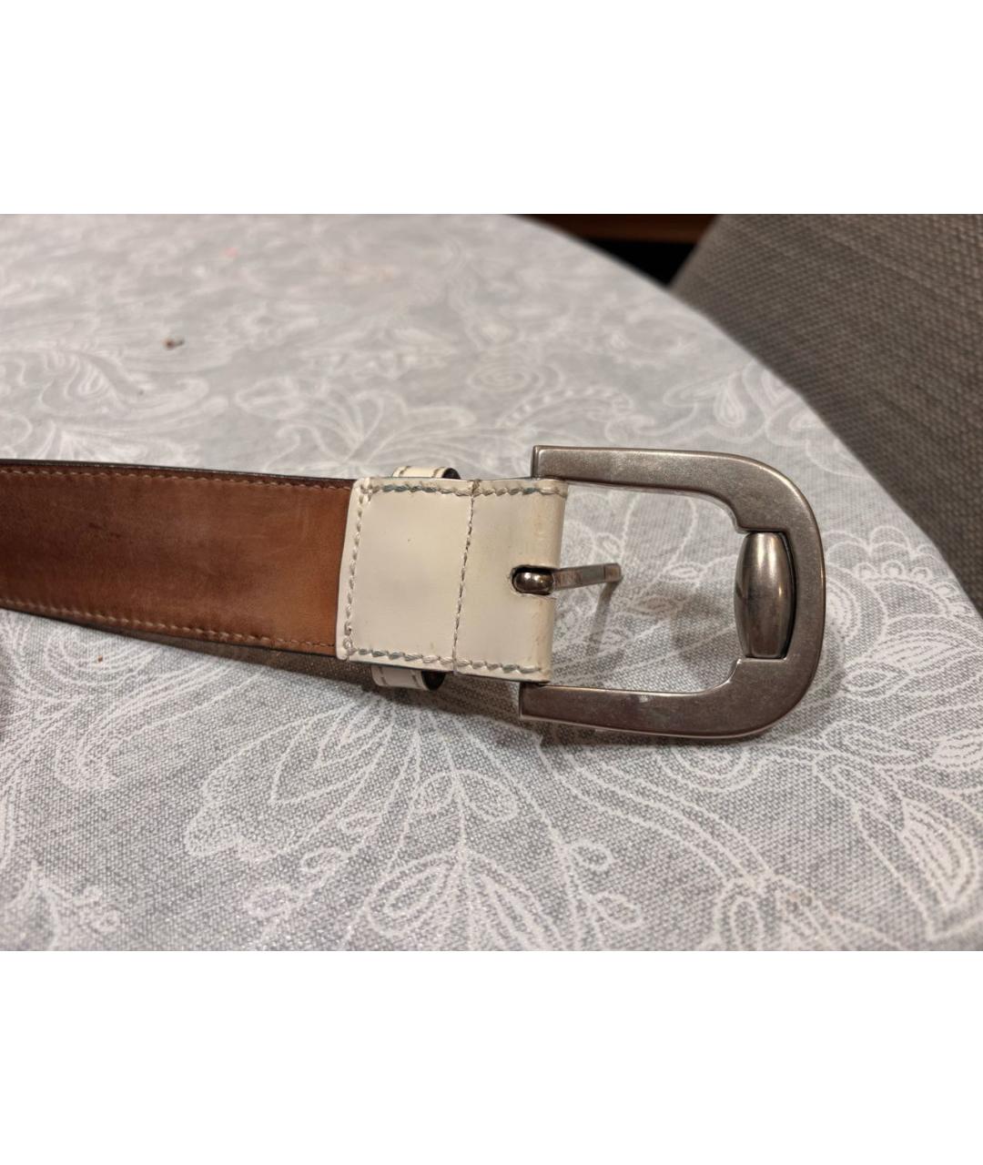 GUCCI Белый ремень, фото 2