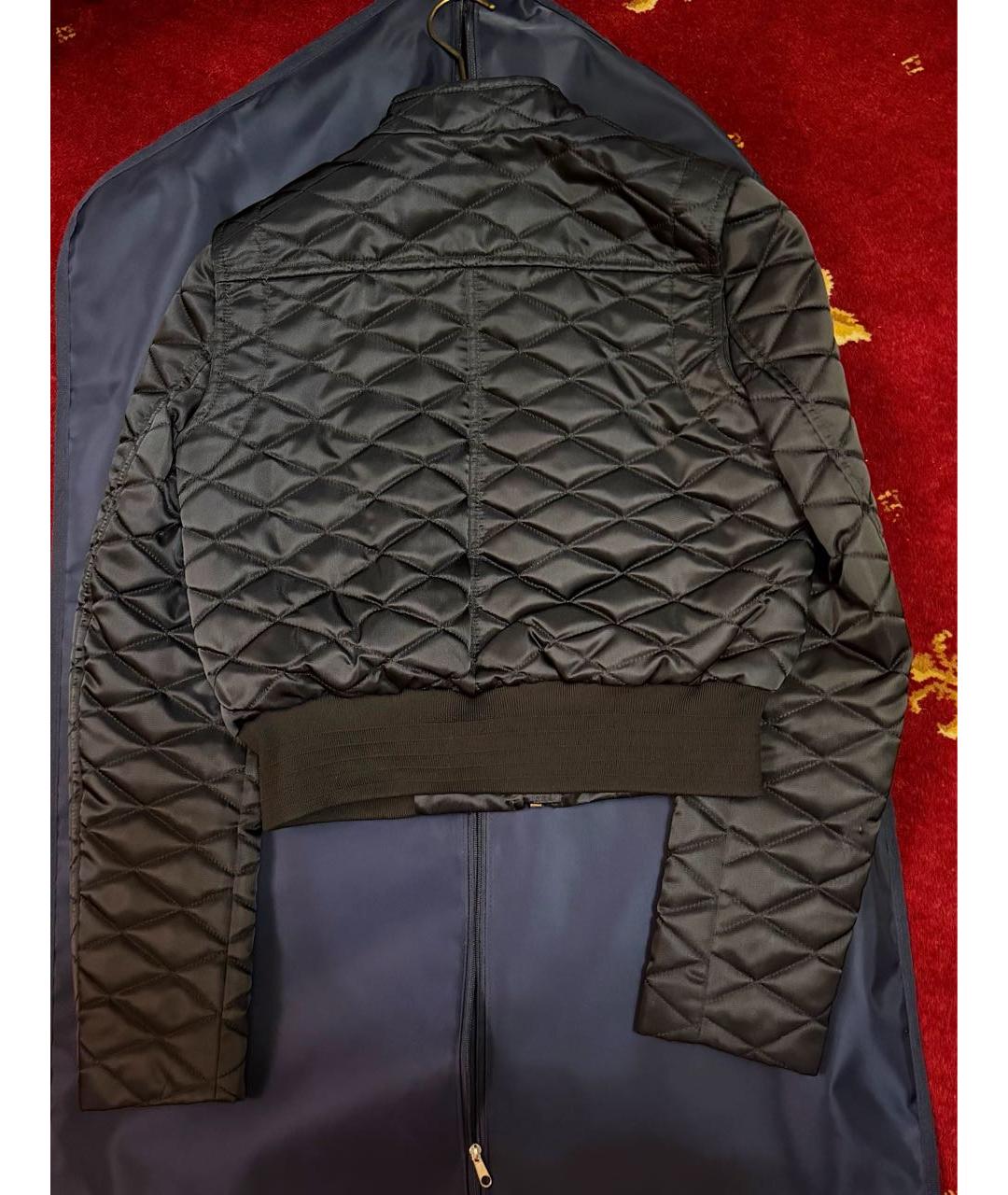 LOUIS VUITTON Темно-синяя нейлоновая куртка, фото 2