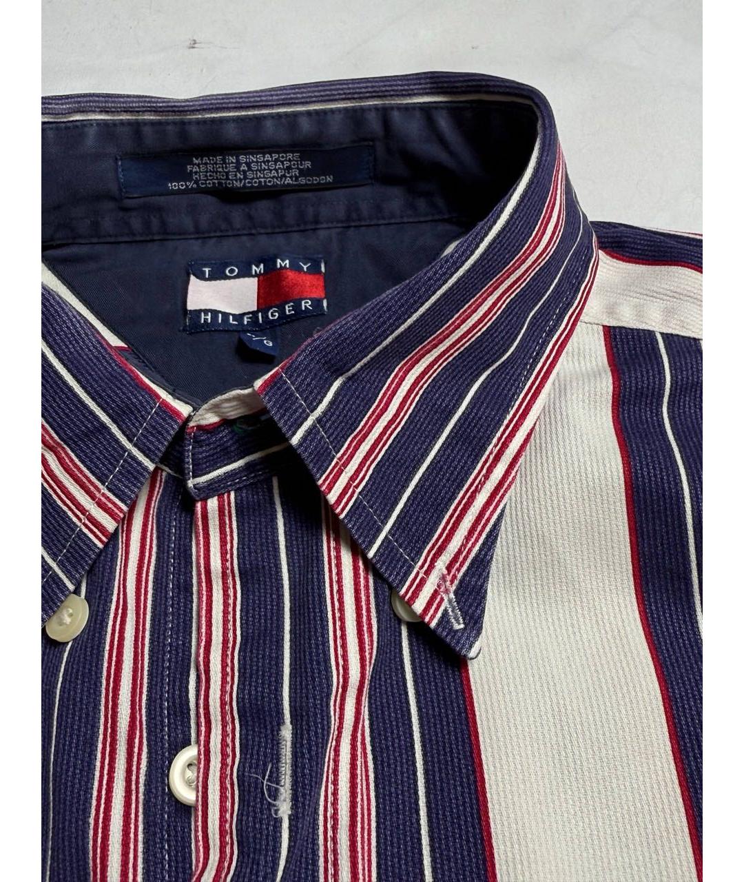 TOMMY HILFIGER Белая хлопковая кэжуал рубашка, фото 5