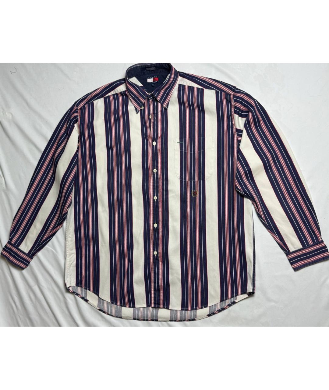 TOMMY HILFIGER Белая хлопковая кэжуал рубашка, фото 9