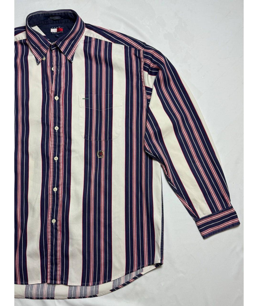 TOMMY HILFIGER Белая хлопковая кэжуал рубашка, фото 2
