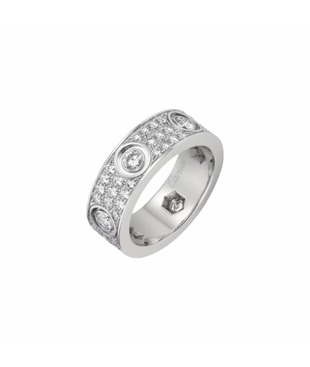 CARTIER Белое кольцо из белого золота, фото 1