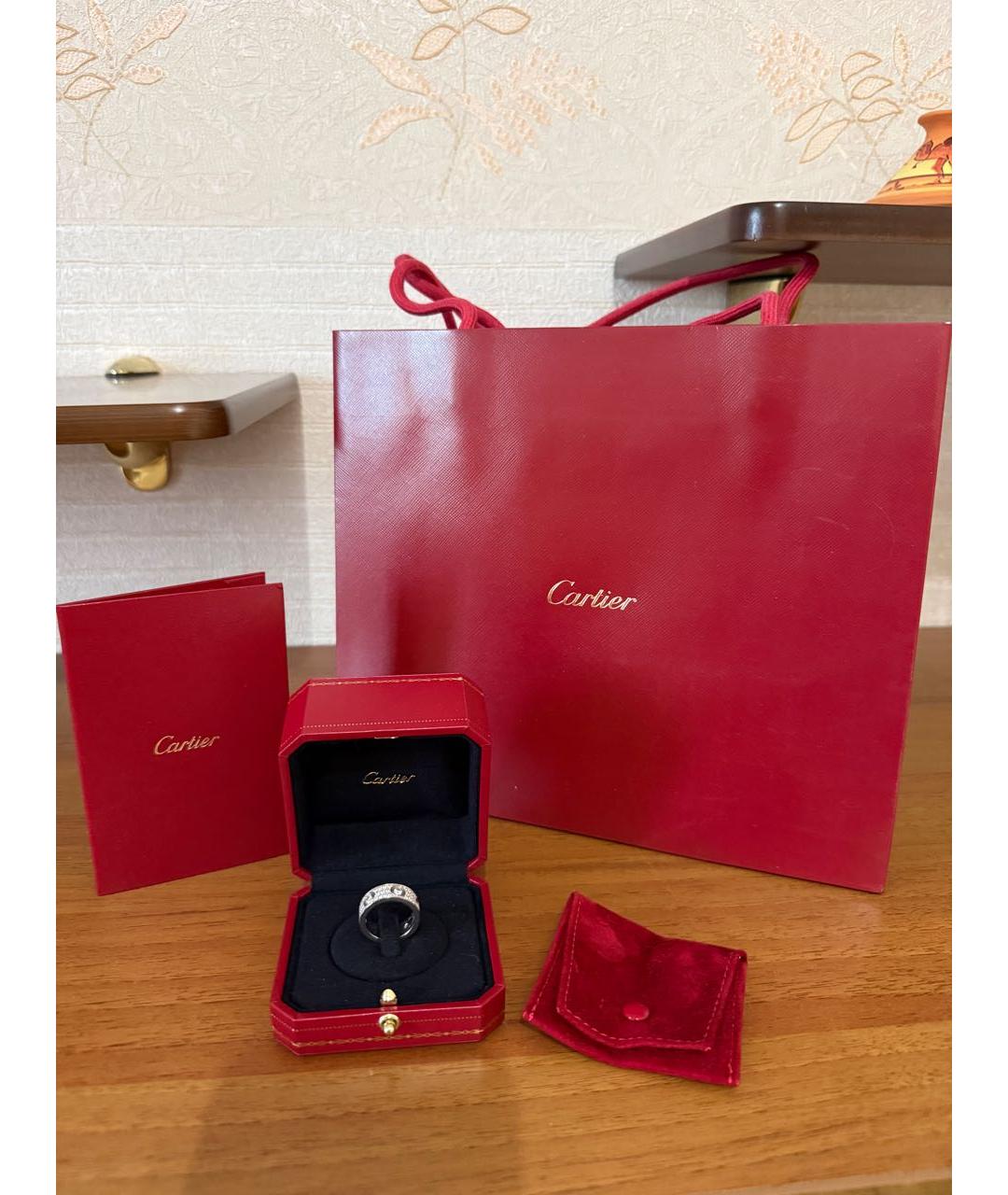 CARTIER Белое кольцо из белого золота, фото 3