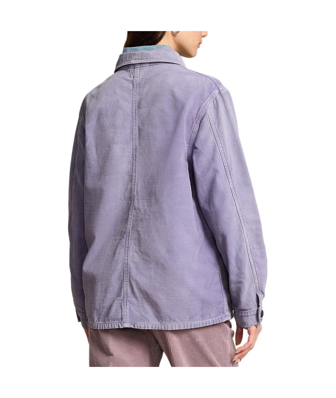 POLO RALPH LAUREN Фиолетовая хлопковая куртка, фото 4
