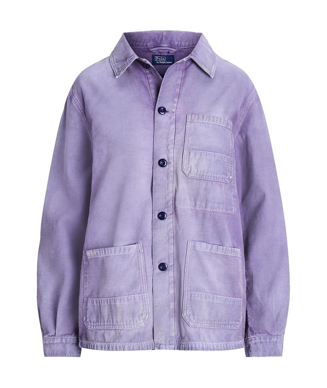 POLO RALPH LAUREN Фиолетовая хлопковая куртка, фото 1