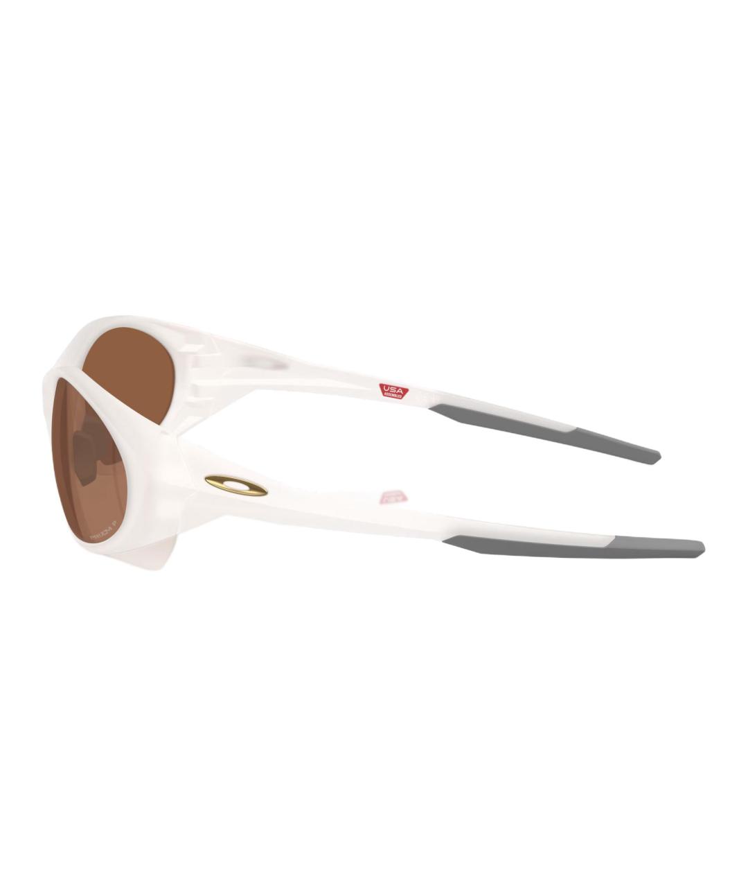OAKLEY Белые пластиковые солнцезащитные очки, фото 3