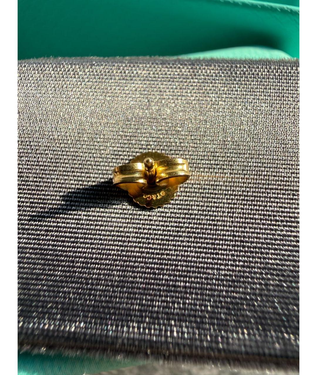 TIFFANY&CO Желтые серьги из желтого золота, фото 2