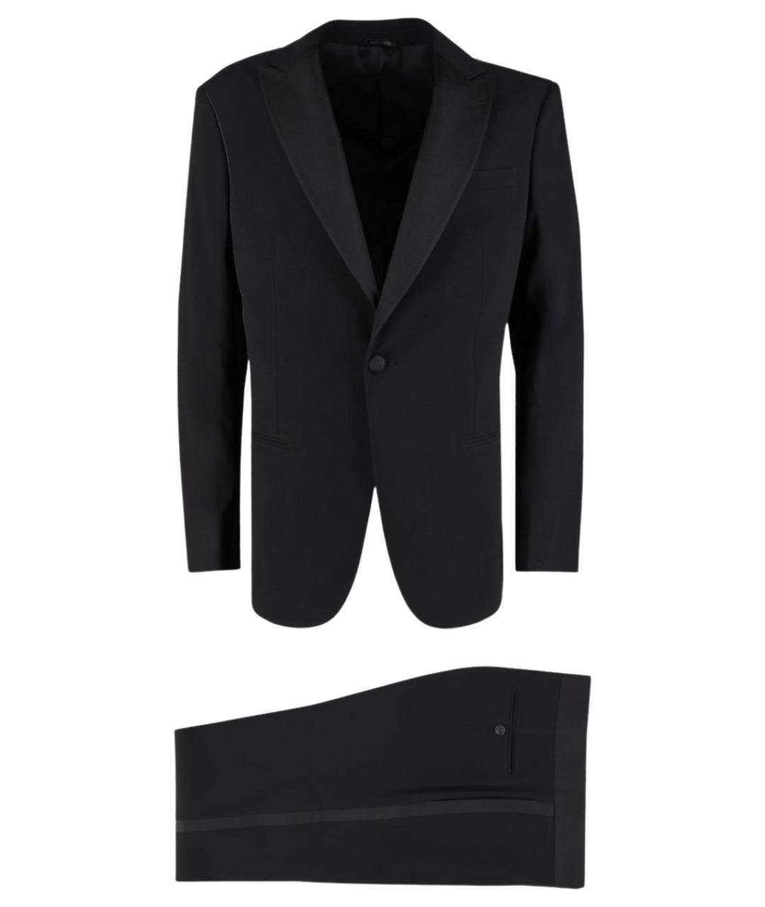 GIORGIO ARMANI Черный вечерний костюм, фото 1