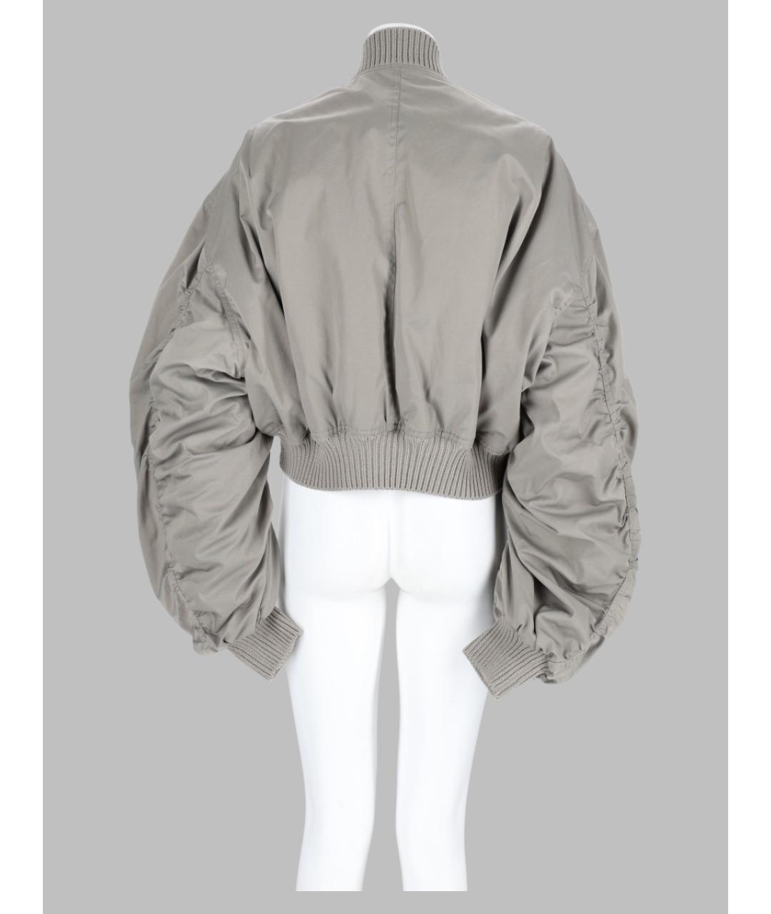 RICK OWENS Серая полиамидовая куртка, фото 3