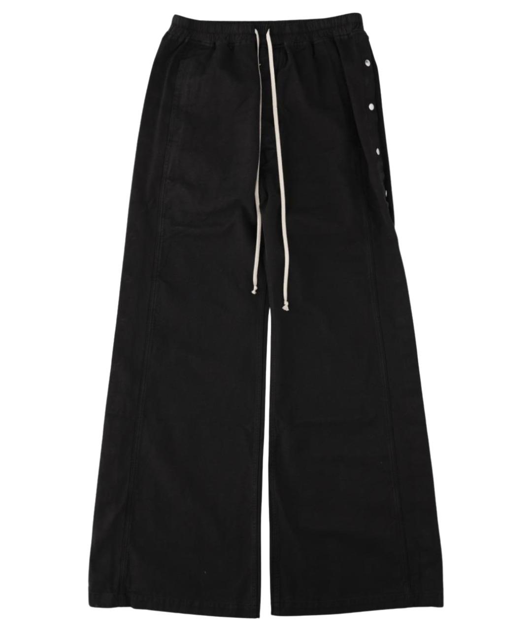 RICK OWENS DRKSHDW Черные хлопковые повседневные брюки, фото 1