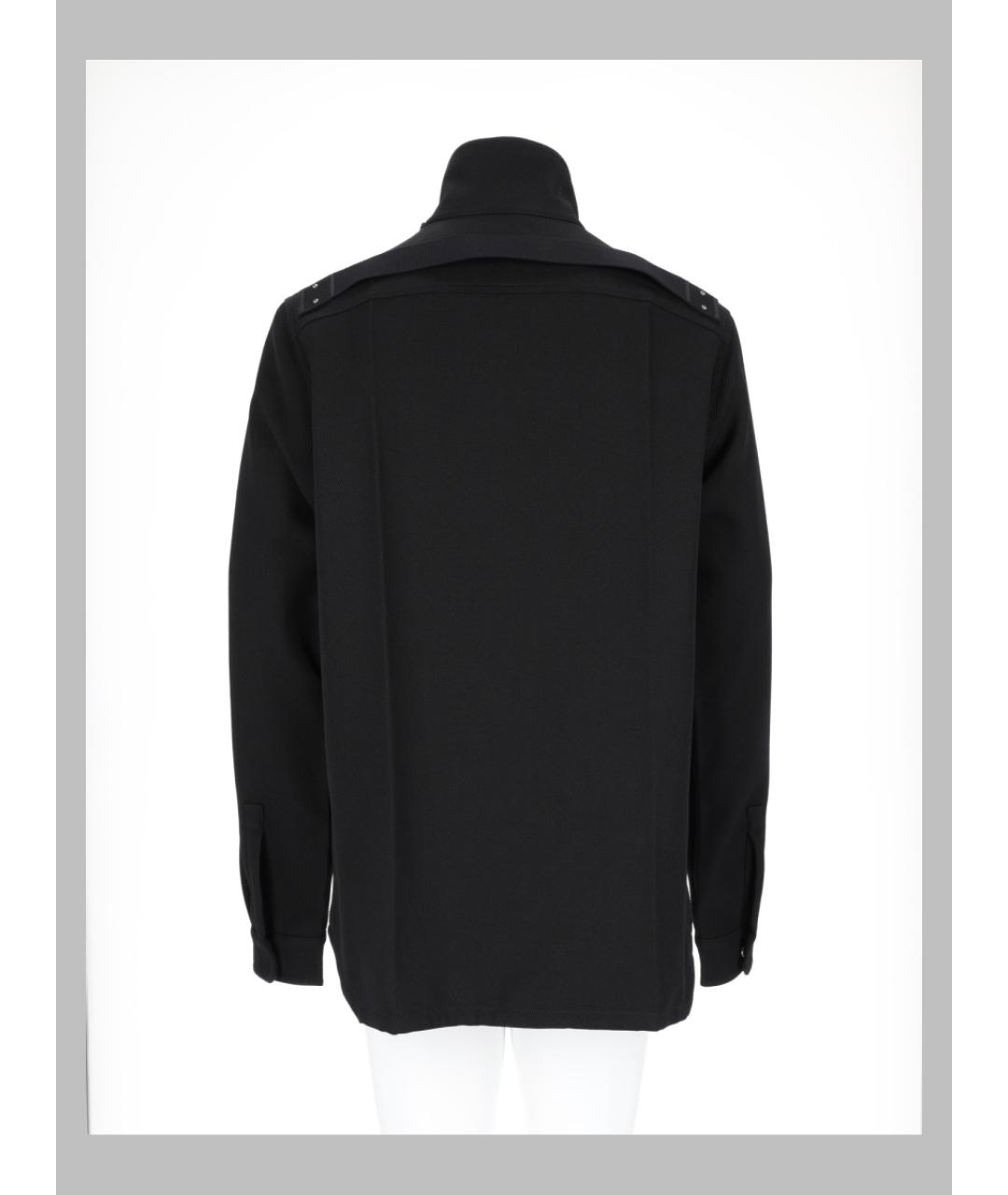 RICK OWENS Черная шерстяная куртка, фото 2