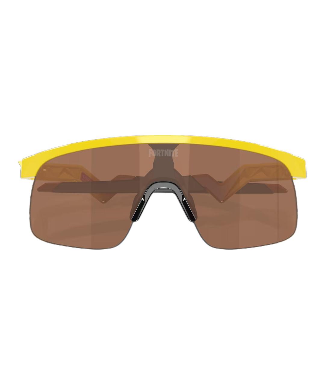 OAKLEY Желтые пластиковые солнцезащитные очки, фото 5