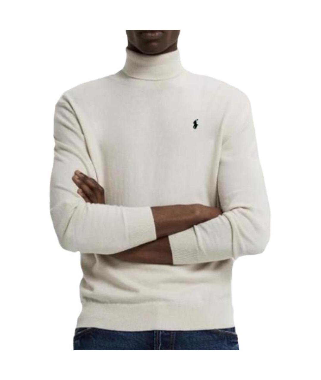 POLO RALPH LAUREN Бежевый джемпер / свитер, фото 4