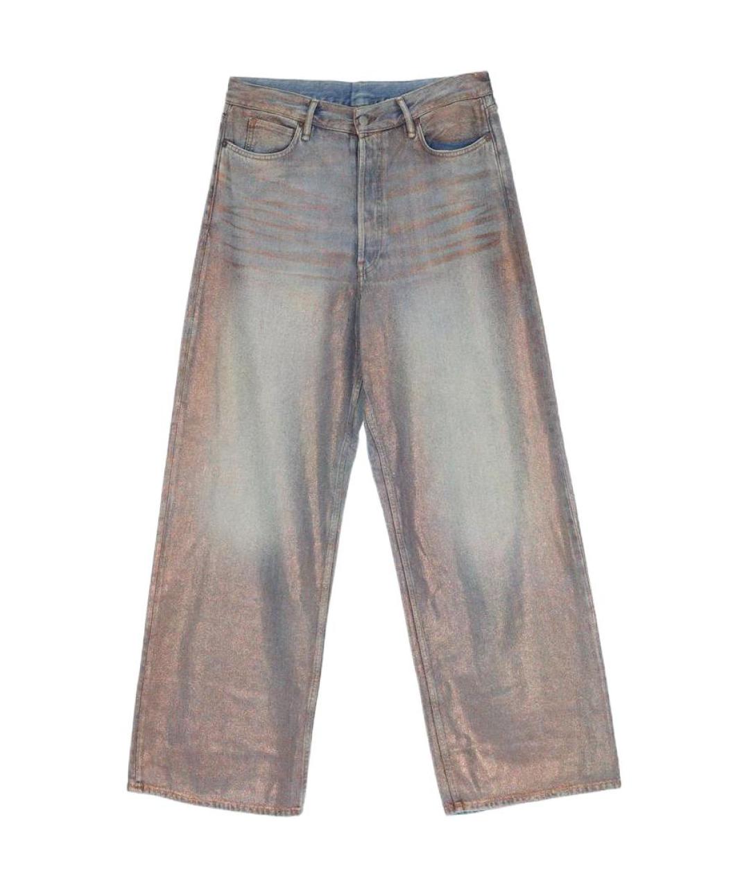 ACNE STUDIOS Голубые прямые джинсы, фото 2
