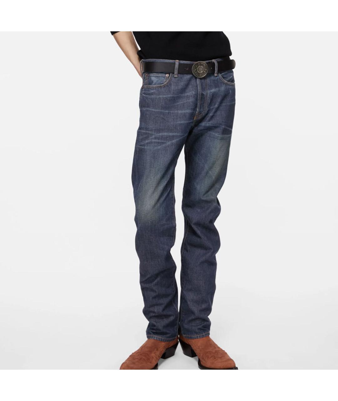ACNE STUDIOS Синие прямые джинсы, фото 3