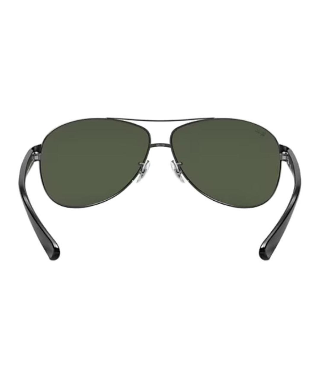 RAY BAN Серые металлические солнцезащитные очки, фото 4
