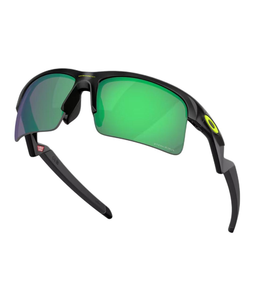 OAKLEY Черные пластиковые солнцезащитные очки, фото 4