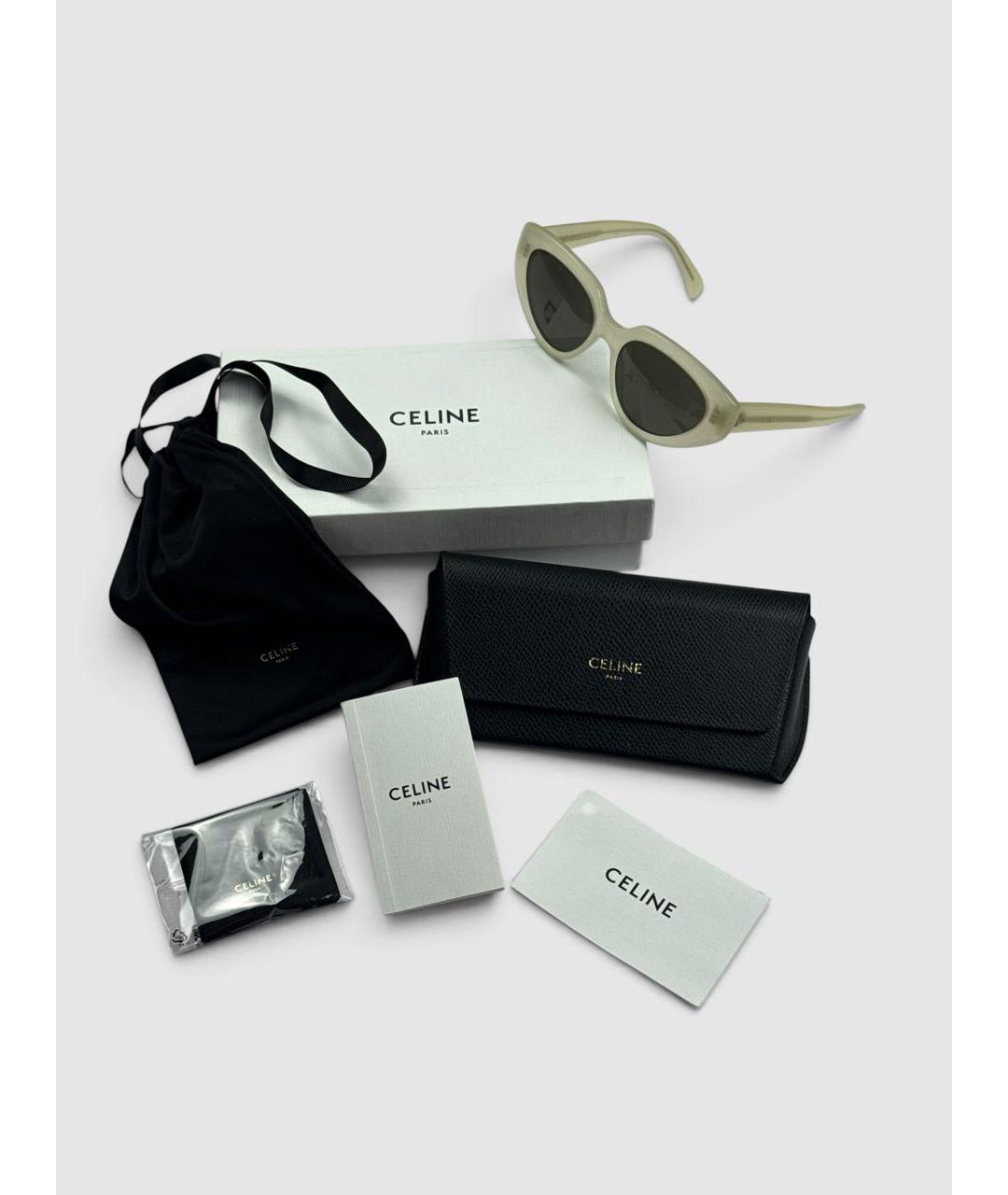 CELINE Пластиковые солнцезащитные очки, фото 2