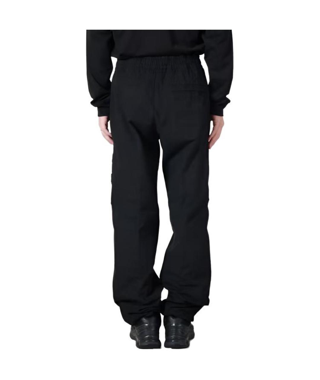 STONE ISLAND Черные брюки чинос, фото 2