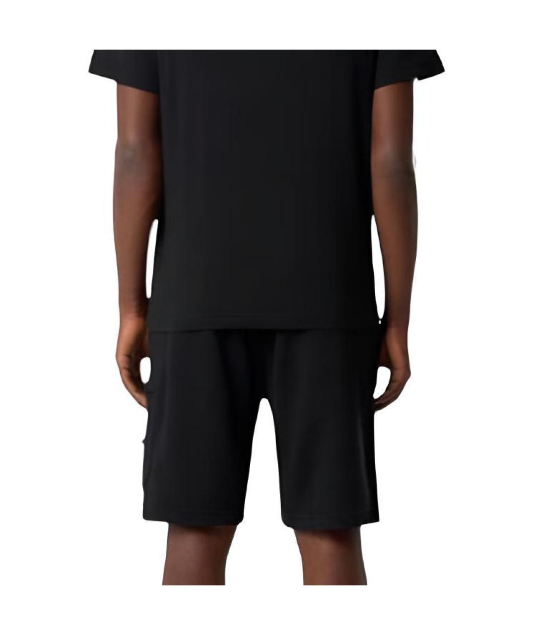 STONE ISLAND Черная футболка, фото 5