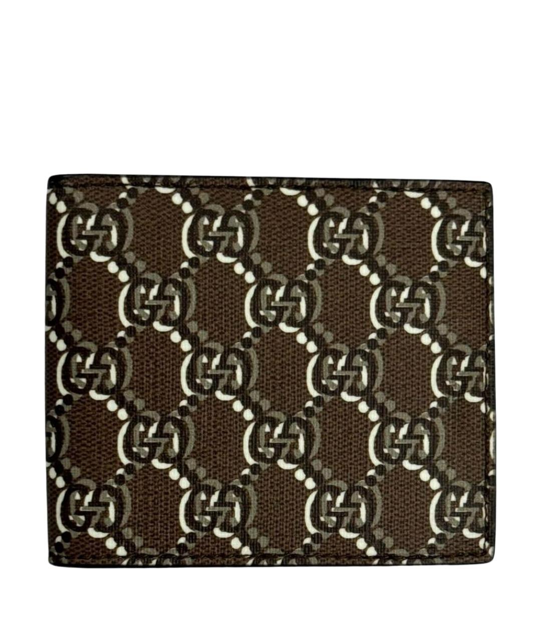 GUCCI Коричневый кожаный кошелек, фото 1