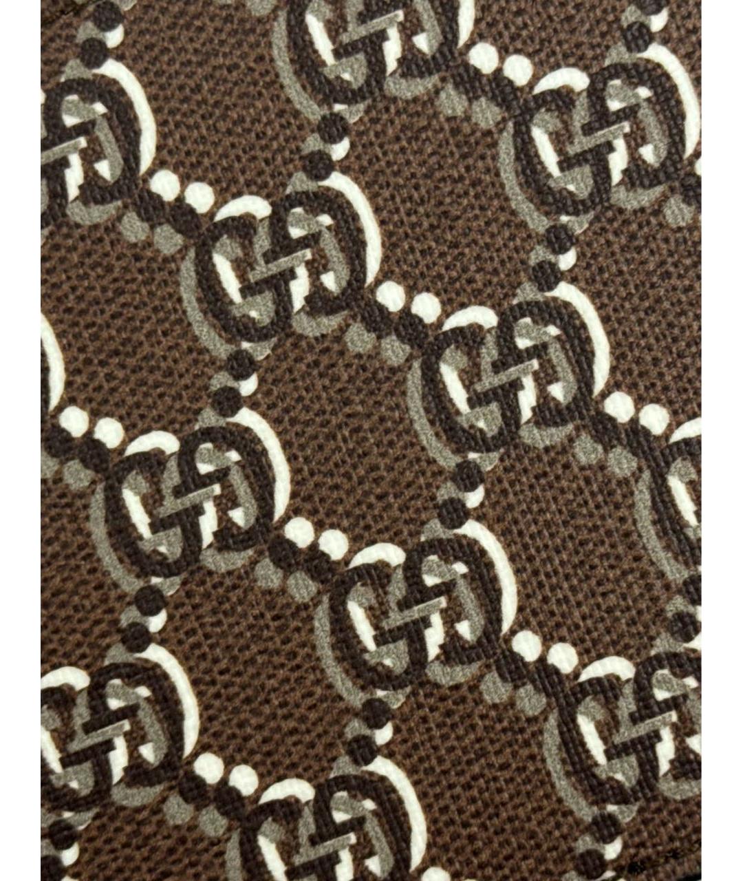 GUCCI Коричневый кожаный кошелек, фото 5