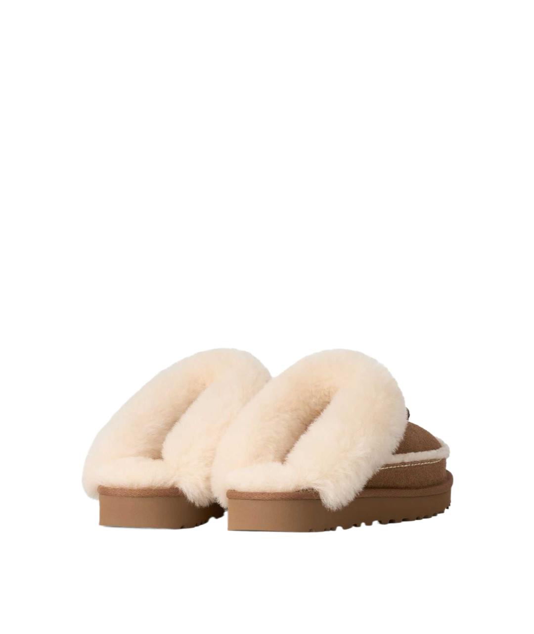 UGG Коричневые замшевые мюли, фото 2