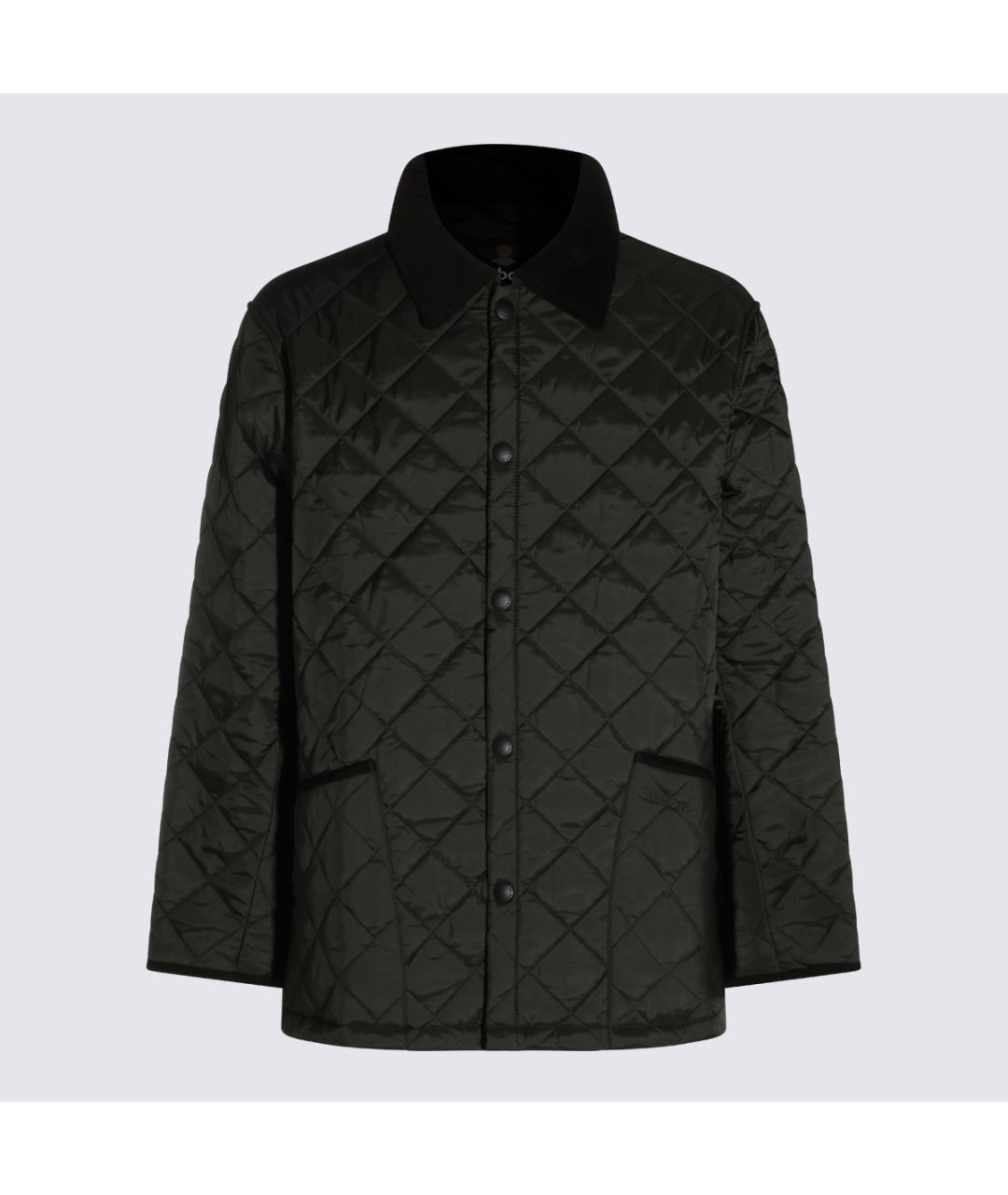 BARBOUR Зеленая полиамидовая куртка, фото 5