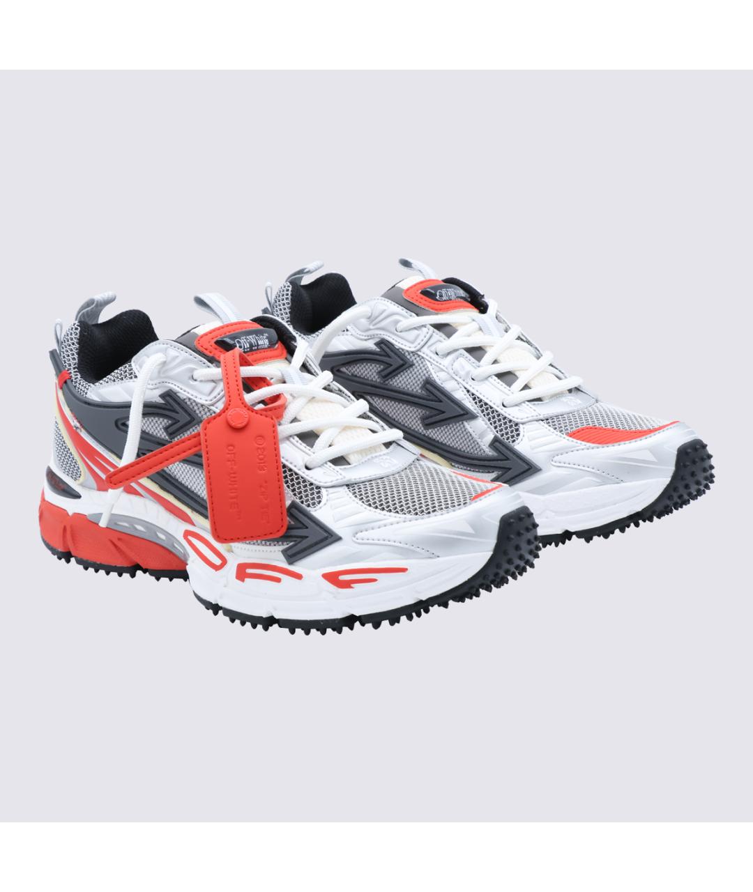 OFF-WHITE Мульти текстильные низкие кроссовки / кеды, фото 2