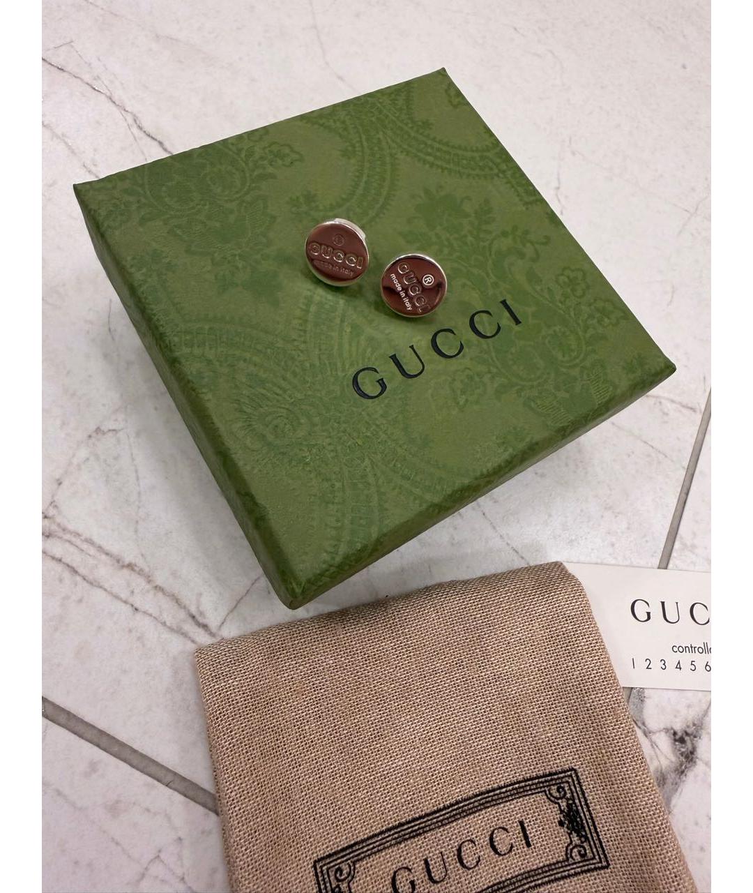 GUCCI Серебряные серебряные серьги, фото 2