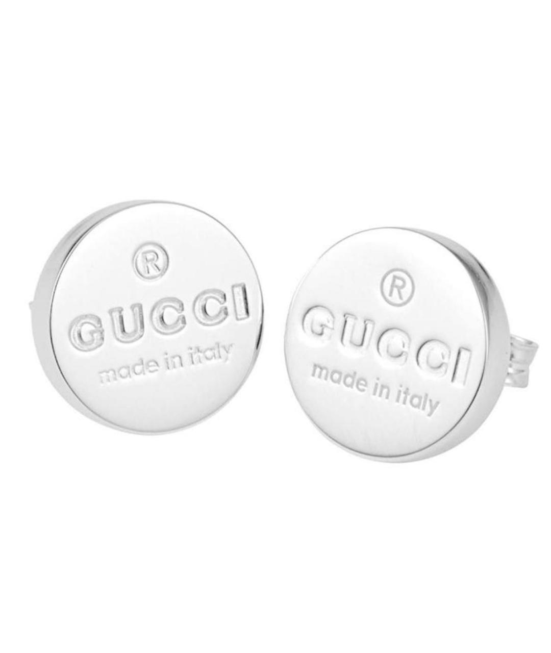 GUCCI Серебряные серебряные серьги, фото 1