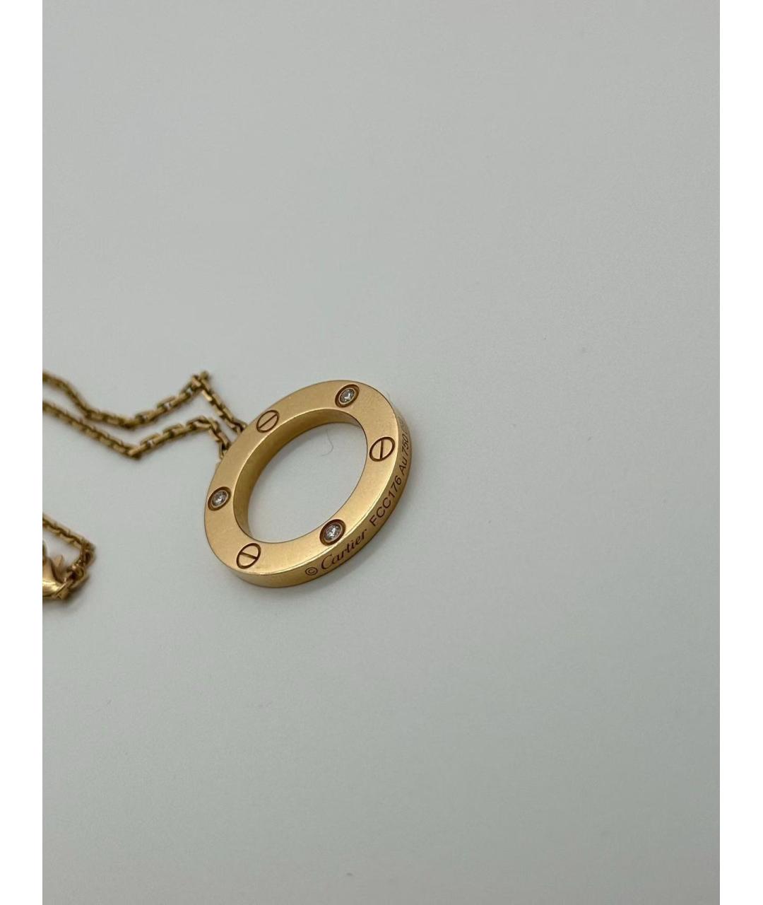 CARTIER Золотое колье из розового золота, фото 5