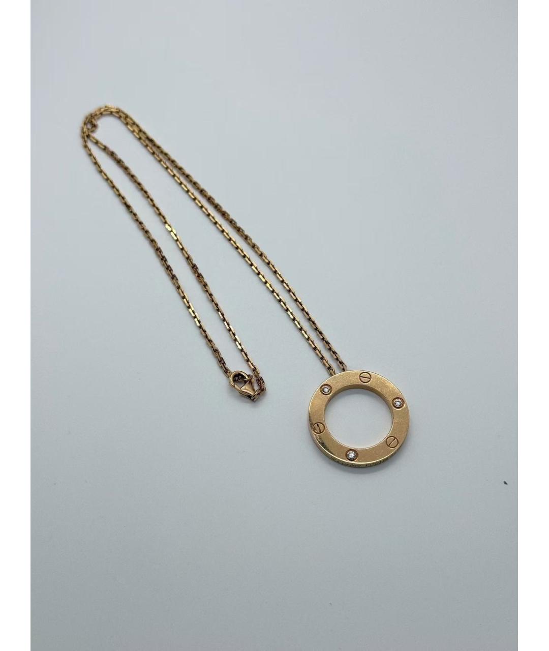 CARTIER Золотое колье из розового золота, фото 2