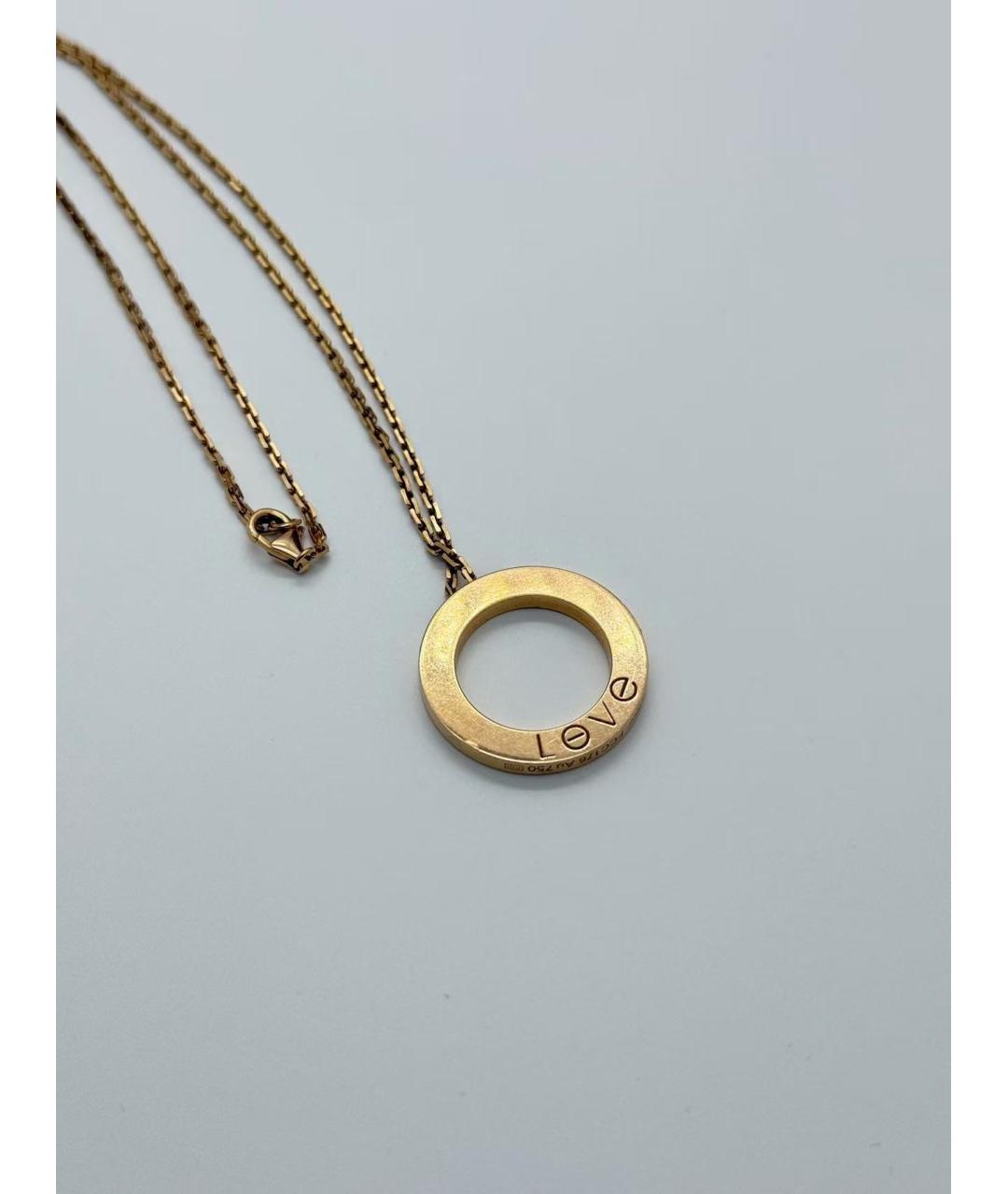 CARTIER Золотое колье из розового золота, фото 4
