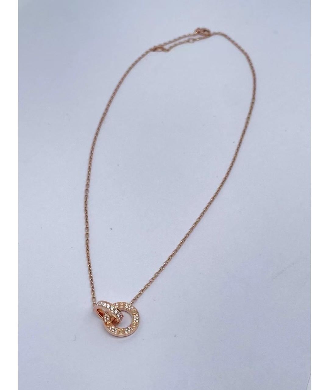 CARTIER Золотое колье из розового золота, фото 2