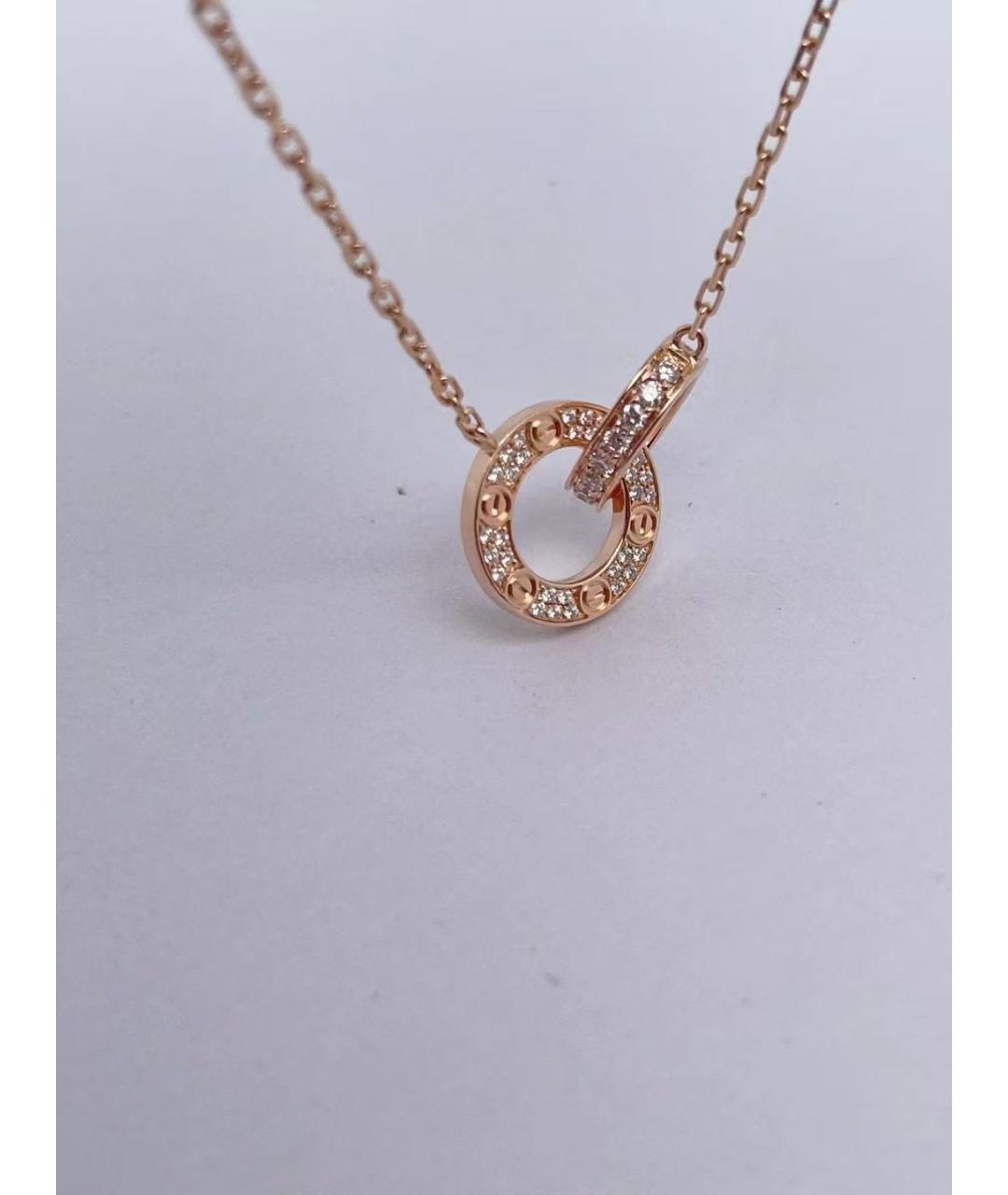 CARTIER Золотое колье из розового золота, фото 4
