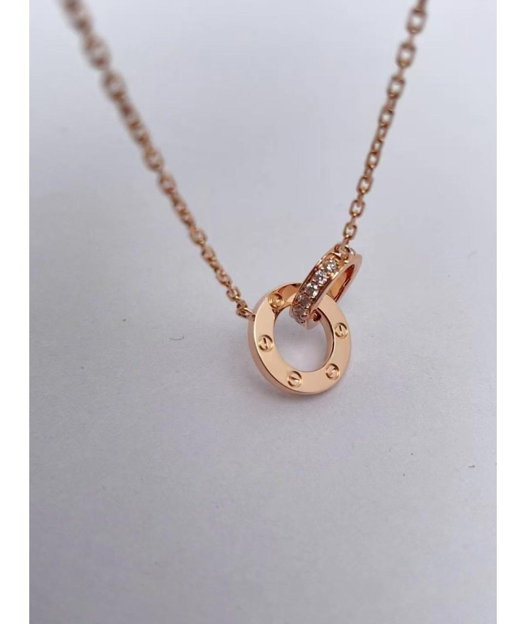 CARTIER Золотое колье из розового золота, фото 5