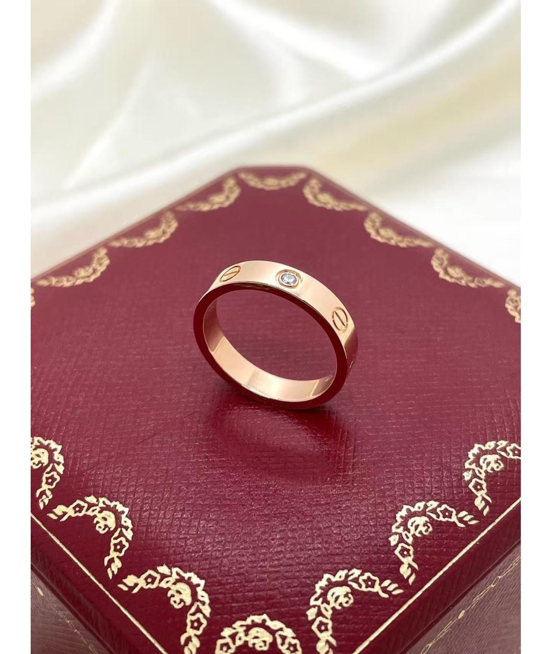 CARTIER Золотое кольцо из розового золота, фото 4